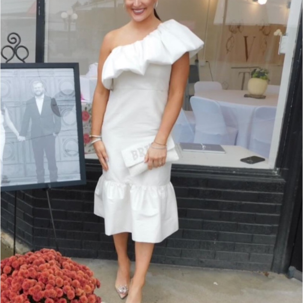 Sachin + Babi One Shoulder Midi